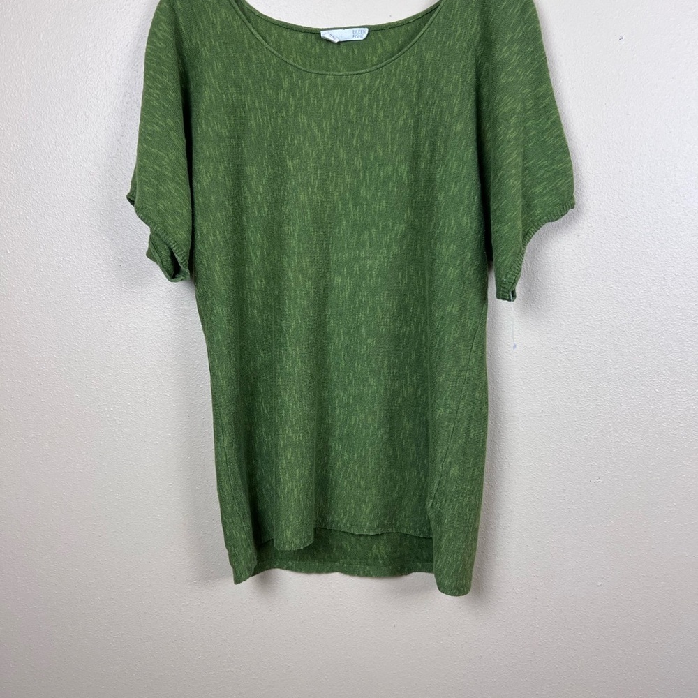 New Eileen Fisher Top Linen Cotton Blouse Oversized - Picture 2 of 6